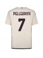 AS Roma Lorenzo Pellegrini #7 Venkovní Dres 2023-24 Krátký Rukáv